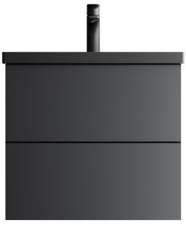 Тумба под раковину Am.Pm Gem 60см чёрный матовый M90FHX06022BM